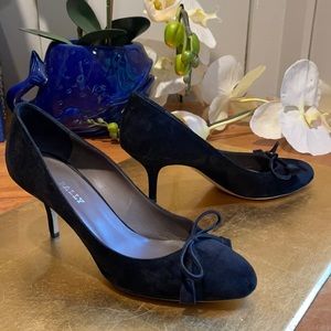 Bally Dolana Heels in Black Suede